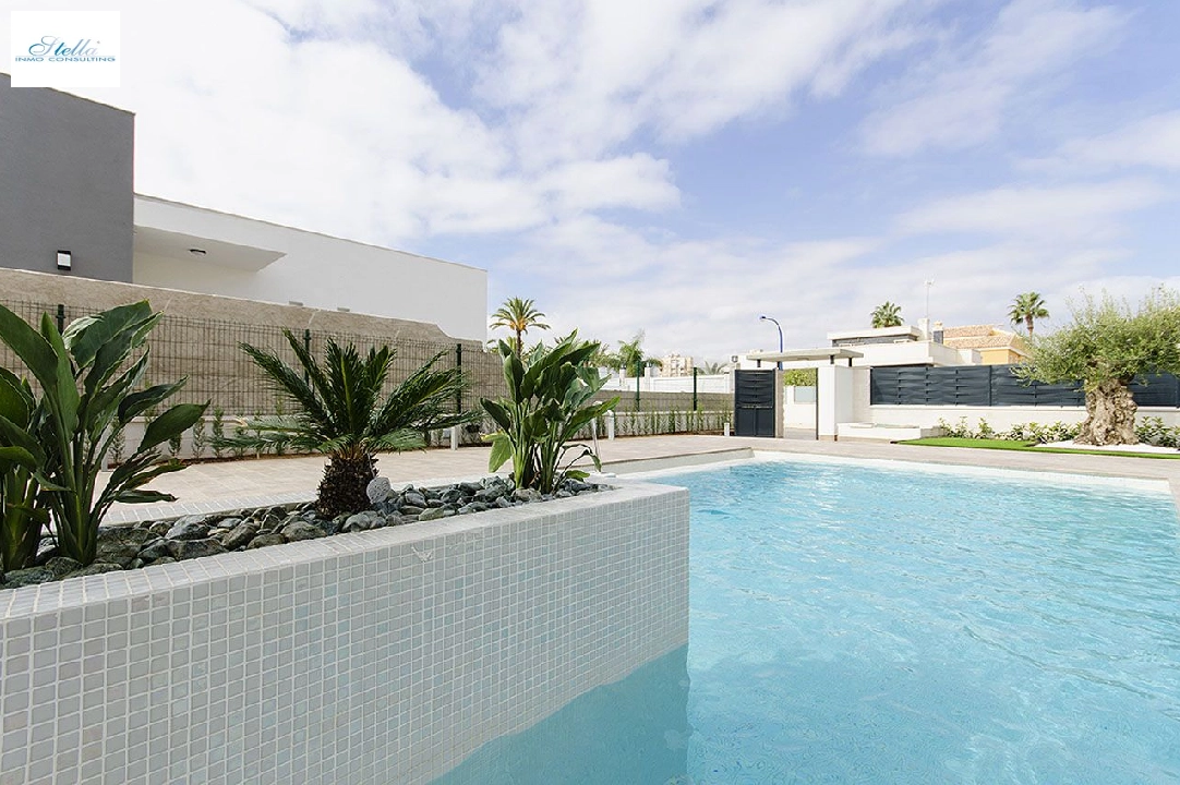 villa in Los Belones(Murcia) for sale, built area 207 m², condition first owner, air-condition, plot area 430 m², 4 bedroom, 3 bathroom, swimming-pool, ref.: HA-LBN-110-E03-3