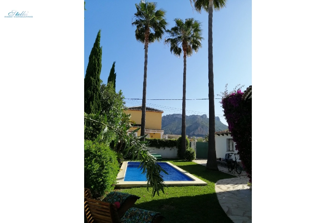 summer house in Els Poblets for holiday rental, built area 126 m², year built 1995, condition modernized, + central heating, air-condition, plot area 560 m², 2 bedroom, 2 bathroom, swimming-pool, ref.: V-0117-2