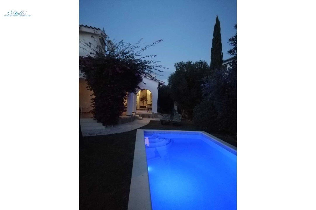 summer house in Els Poblets for holiday rental, built area 126 m², year built 1995, condition modernized, + central heating, air-condition, plot area 560 m², 2 bedroom, 2 bathroom, swimming-pool, ref.: V-0117-3