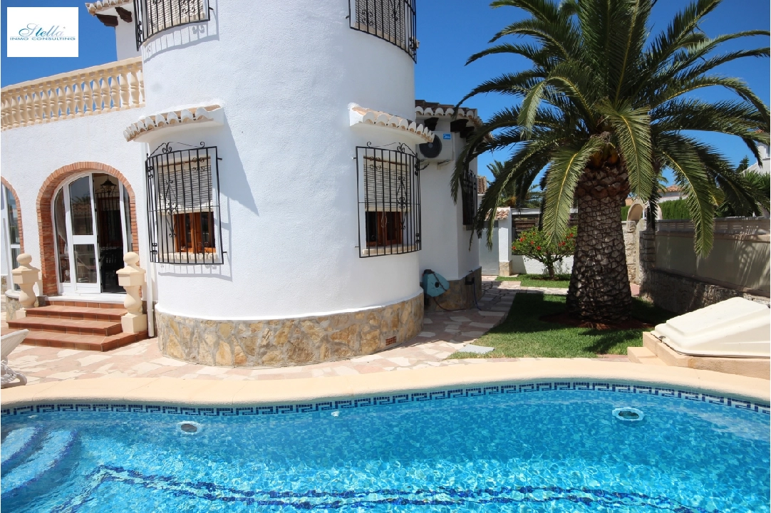 summer house in Els Poblets  for holiday rental, built area 125 m², year built 1992, condition neat, + central heating, air-condition, plot area 400 m², 2 bedroom, 2 bathroom, swimming-pool, ref.: V-0223-16