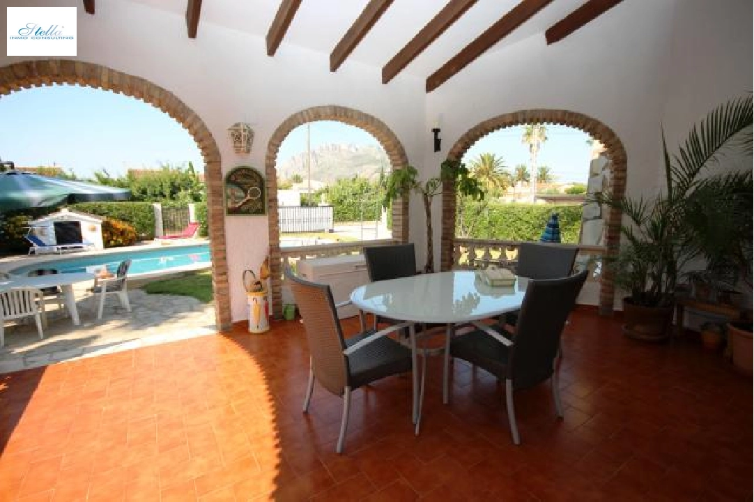 villa in Els Poblets(Gironets) for holiday rental, built area 84 m², year built 1988, + central heating, air-condition, plot area 547 m², 2 bedroom, 2 bathroom, swimming-pool, ref.: V-0115-14