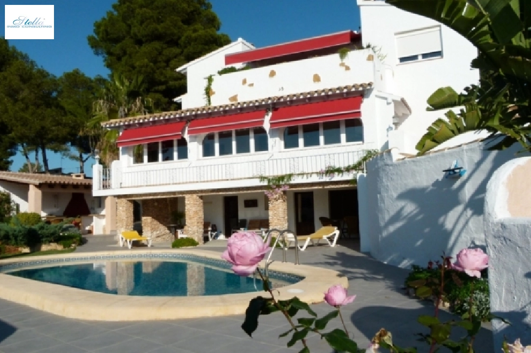 villa in Moraira(Pla del Mar) for sale, built area 320 m², year built 1971, + gas central, air-condition, plot area 800 m², 4 bedroom, 4 bathroom, swimming-pool, ref.: BI-MT.H-114-1