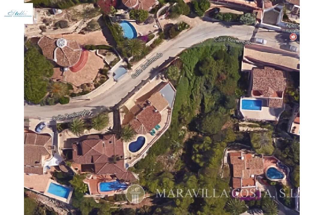 residential ground in Moraira(Benimeit) for sale, plot area 800 m², ref.: MV-2356-3