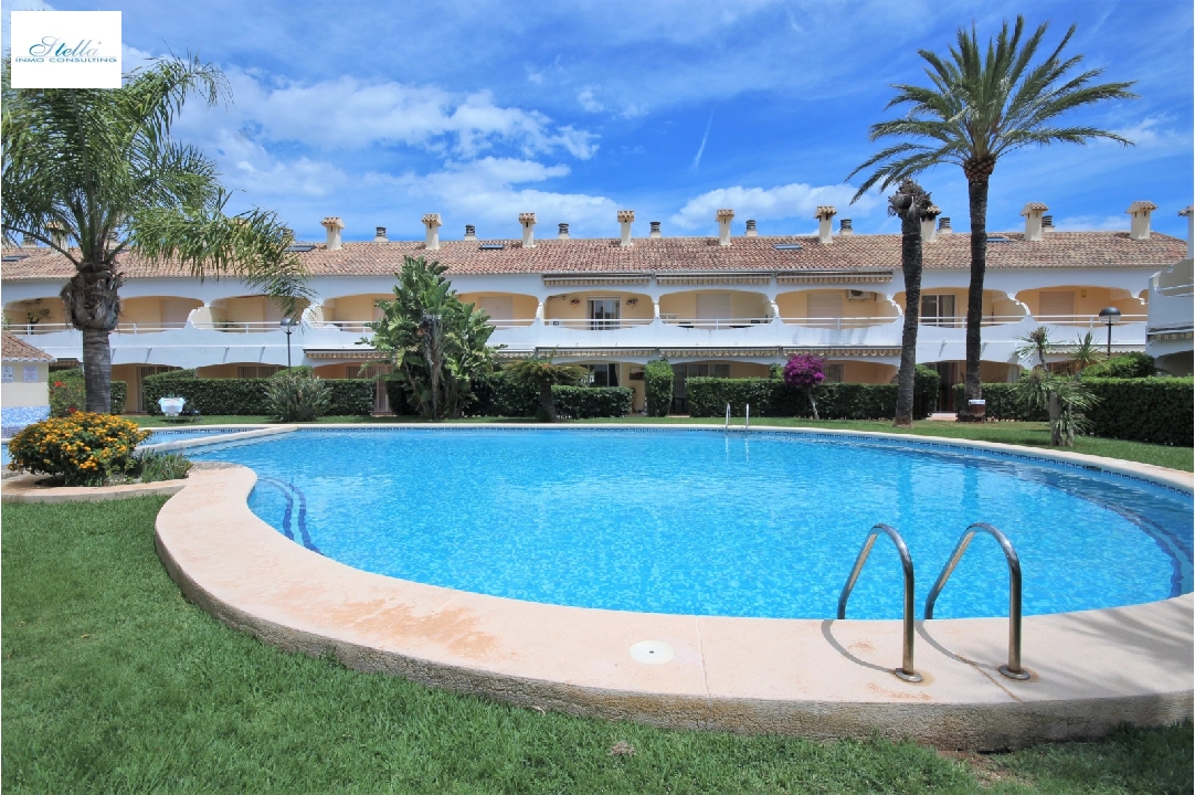 terraced house middle in Denia for sale, built area 111 m², year built 1997, condition neat, + KLIMA, air-condition, 2 bedroom, 2 bathroom, swimming-pool, ref.: MJ-1218-1