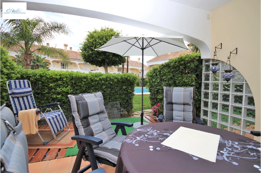 terraced house middle in Denia for sale, built area 111 m², year built 1997, condition neat, + KLIMA, air-condition, 2 bedroom, 2 bathroom, swimming-pool, ref.: MJ-1218-19