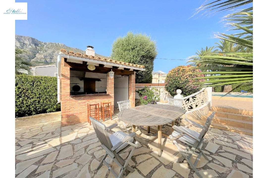 villa in Denia(Santa Lucia) for holiday rental, built area 152 m², year built 1985, condition modernized, + central heating, air-condition, plot area 800 m², 3 bedroom, 2 bathroom, swimming-pool, ref.: T-0718-2