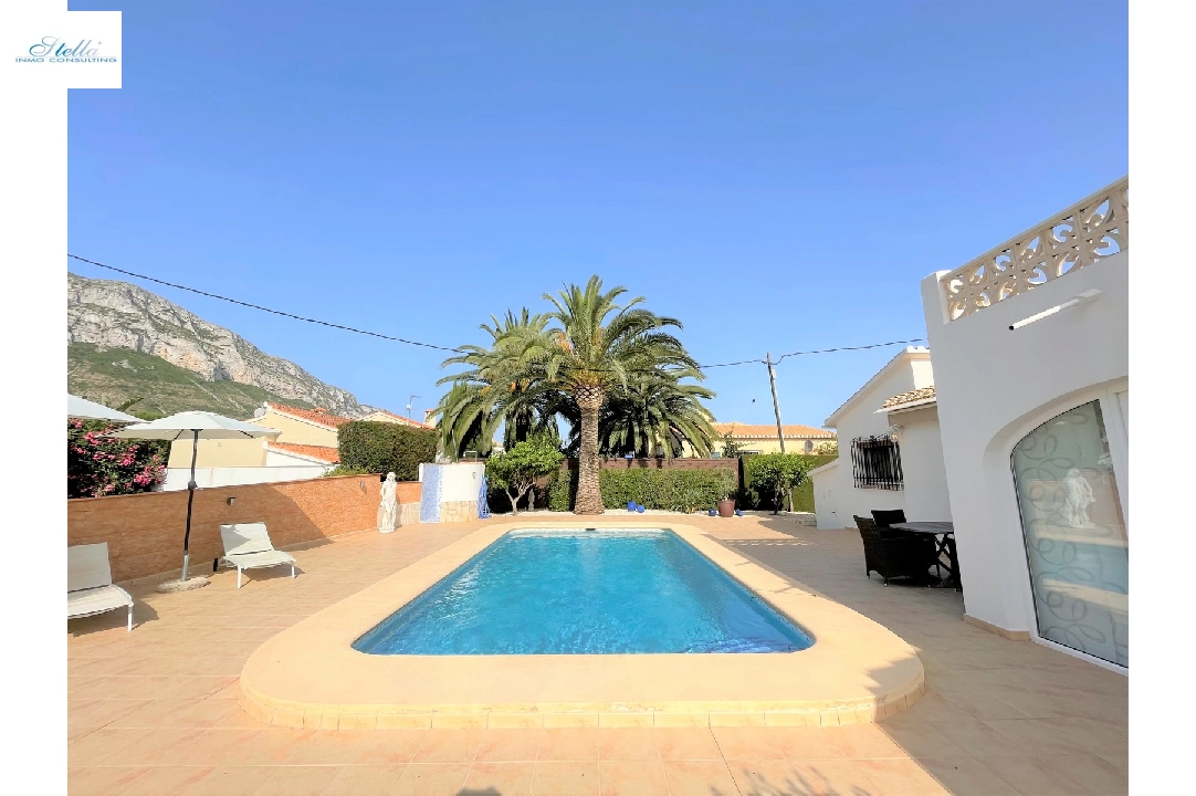 villa in Denia(Santa Lucia) for holiday rental, built area 152 m², year built 1985, condition modernized, + central heating, air-condition, plot area 800 m², 3 bedroom, 2 bathroom, swimming-pool, ref.: T-0718-5