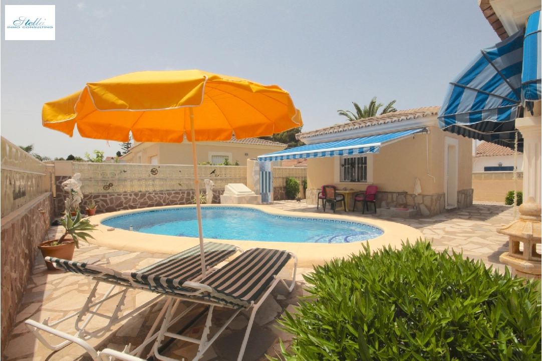 villa in Els Poblets(Sorts de la Mar ) for sale, built area 200 m², year built 2000, condition neat, + central heating, air-condition, plot area 540 m², 3 bedroom, 2 bathroom, swimming-pool, ref.: AS-1518-2