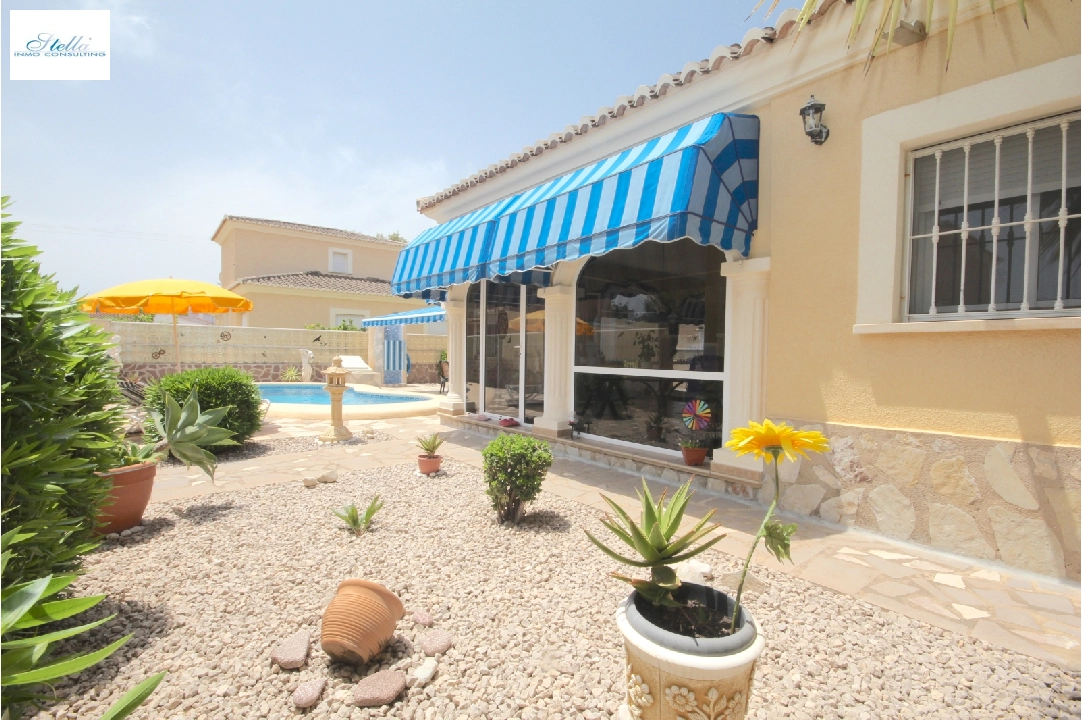 villa in Els Poblets(Sorts de la Mar ) for sale, built area 200 m², year built 2000, condition neat, + central heating, air-condition, plot area 540 m², 3 bedroom, 2 bathroom, swimming-pool, ref.: AS-1518-4