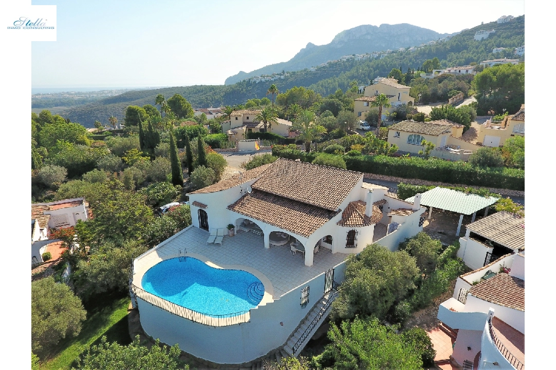 villa in Pego-Monte Pego for sale, built area 190 m², year built 2006, condition modernized, + underfloor heating, air-condition, plot area 1300 m², 3 bedroom, 3 bathroom, swimming-pool, ref.: SC-D0118-1