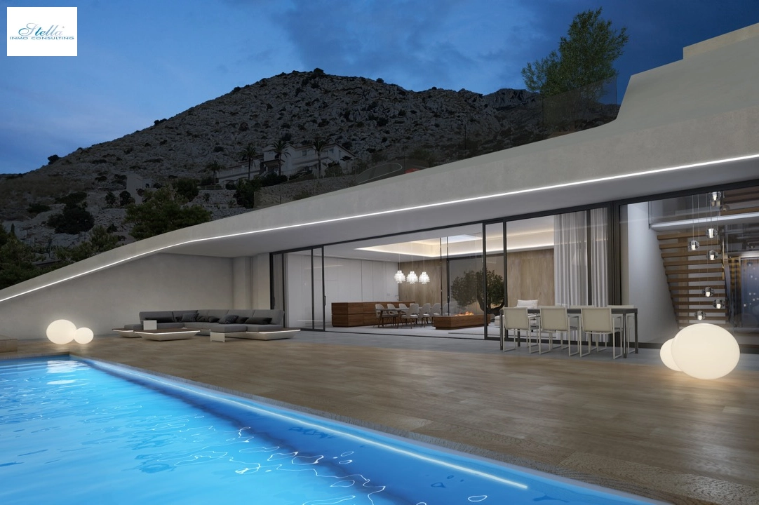 villa in Altea(Paradiso) for sale, built area 330 m², year built 2018, air-condition, plot area 1000 m², 4 bedroom, 4 bathroom, swimming-pool, ref.: CA-H-1070-AMB-1