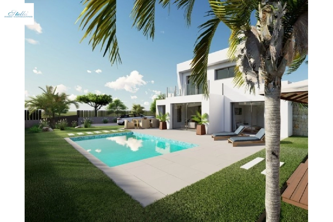 villa in Calpe(Buenavista) for sale, built area 220 m², year built 2019, air-condition, plot area 850 m², 4 bedroom, 3 bathroom, swimming-pool, ref.: BI-CA.H-413-23