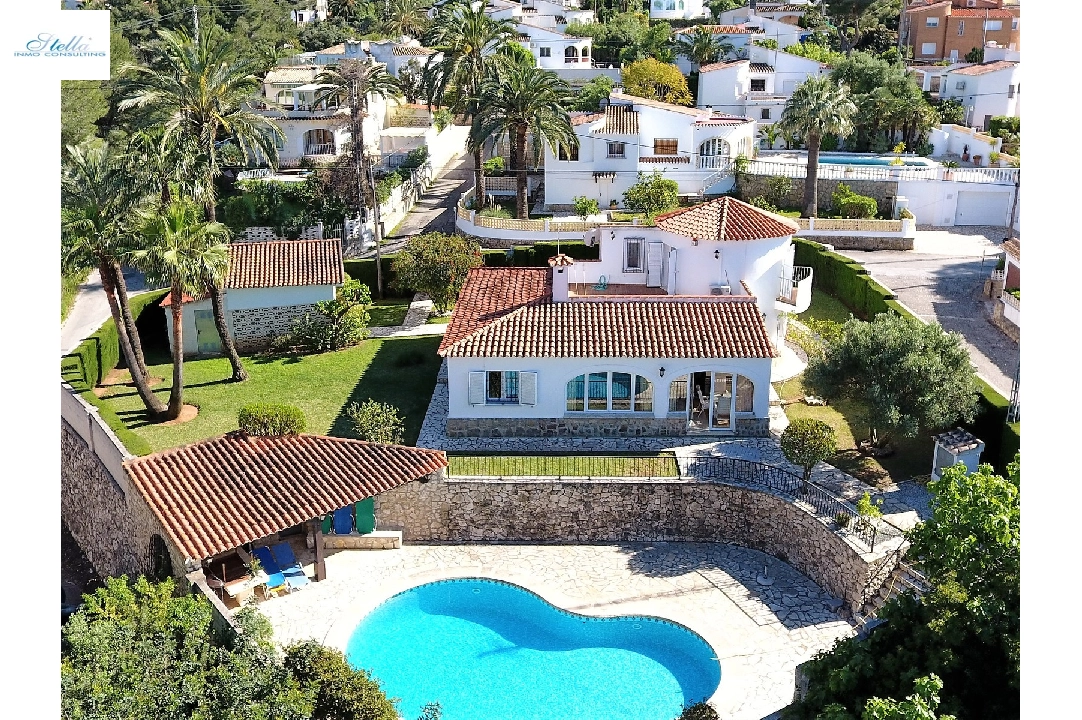 villa in Denia(Don Quijote I) for sale, built area 154 m², year built 1983, condition neat, + central heating, air-condition, plot area 918 m², 3 bedroom, 2 bathroom, swimming-pool, ref.: SC-T1121-19