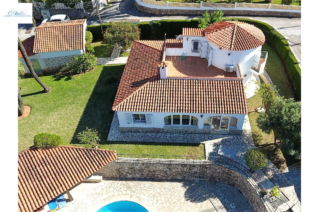 villa in Denia(Don Quijote I) for sale, built area 154 m², year built 1983, condition neat, + central heating, air-condition, plot area 918 m², 3 bedroom, 2 bathroom, swimming-pool, ref.: SC-T1121-25