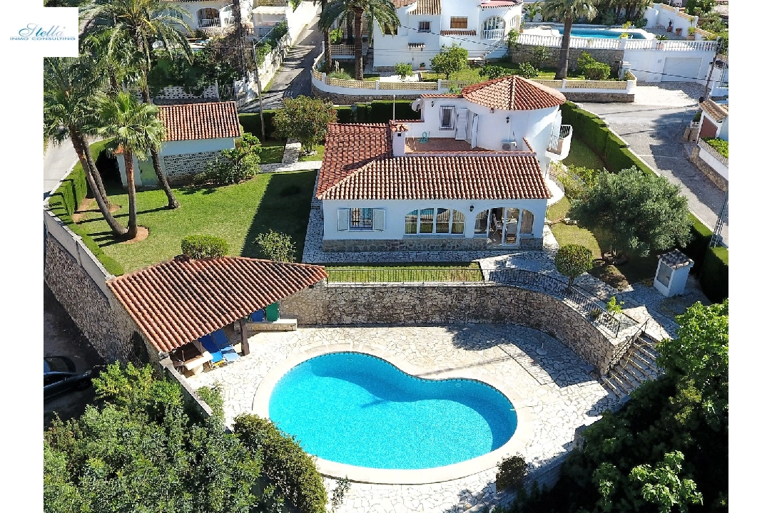 villa in Denia(Don Quijote I) for sale, built area 154 m², year built 1983, condition neat, + central heating, air-condition, plot area 918 m², 3 bedroom, 2 bathroom, swimming-pool, ref.: SC-T1121-26