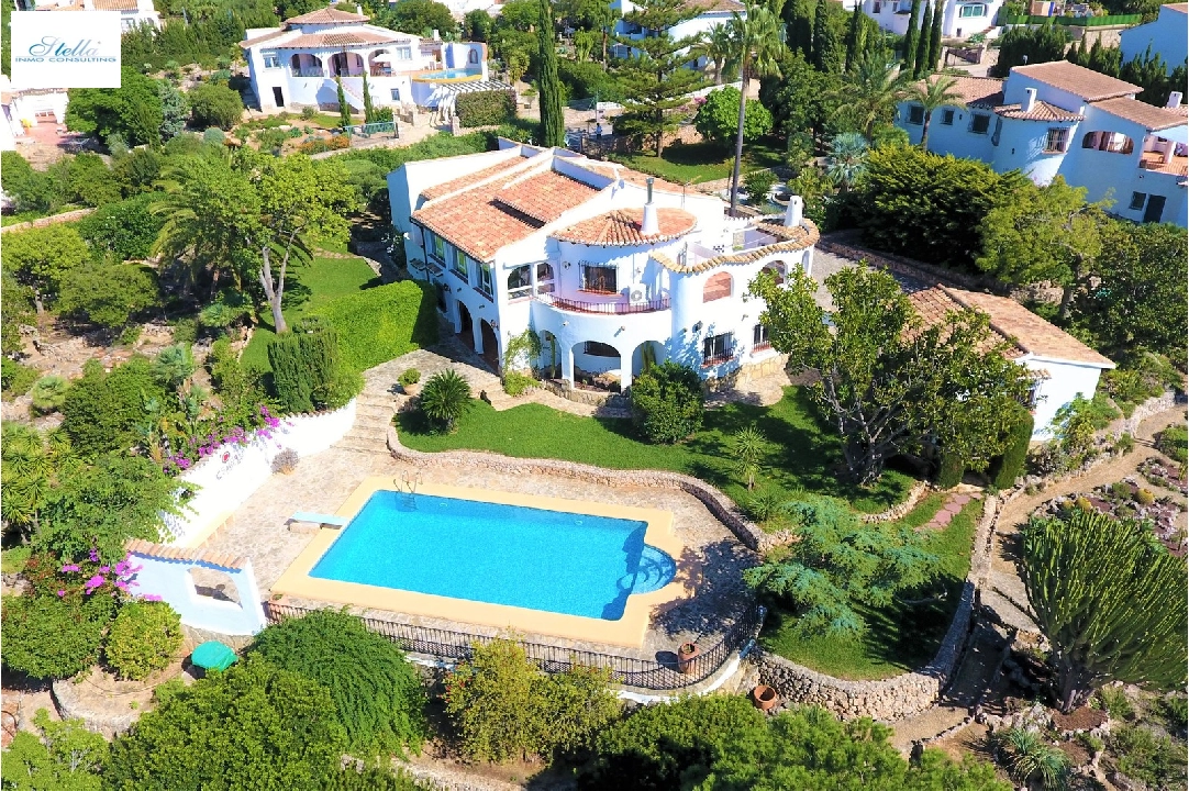 villa in Pego-Monte Pego for sale, built area 300 m², year built 1986, condition neat, + stove, air-condition, plot area 4477 m², 4 bedroom, 3 bathroom, swimming-pool, ref.: Lo-4219-27