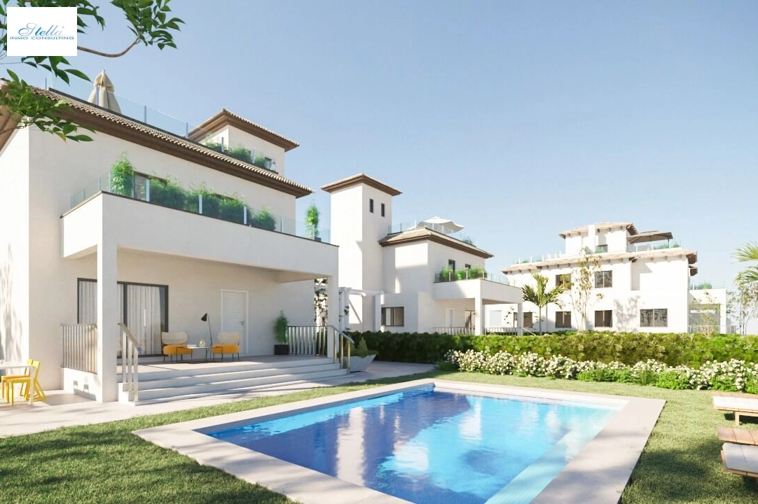 villa in La Marina for sale, built area 188 m², condition first owner, plot area 410 m², 3 bedroom, 2 bathroom, swimming-pool, ref.: HA-MAN-251-E01-1
