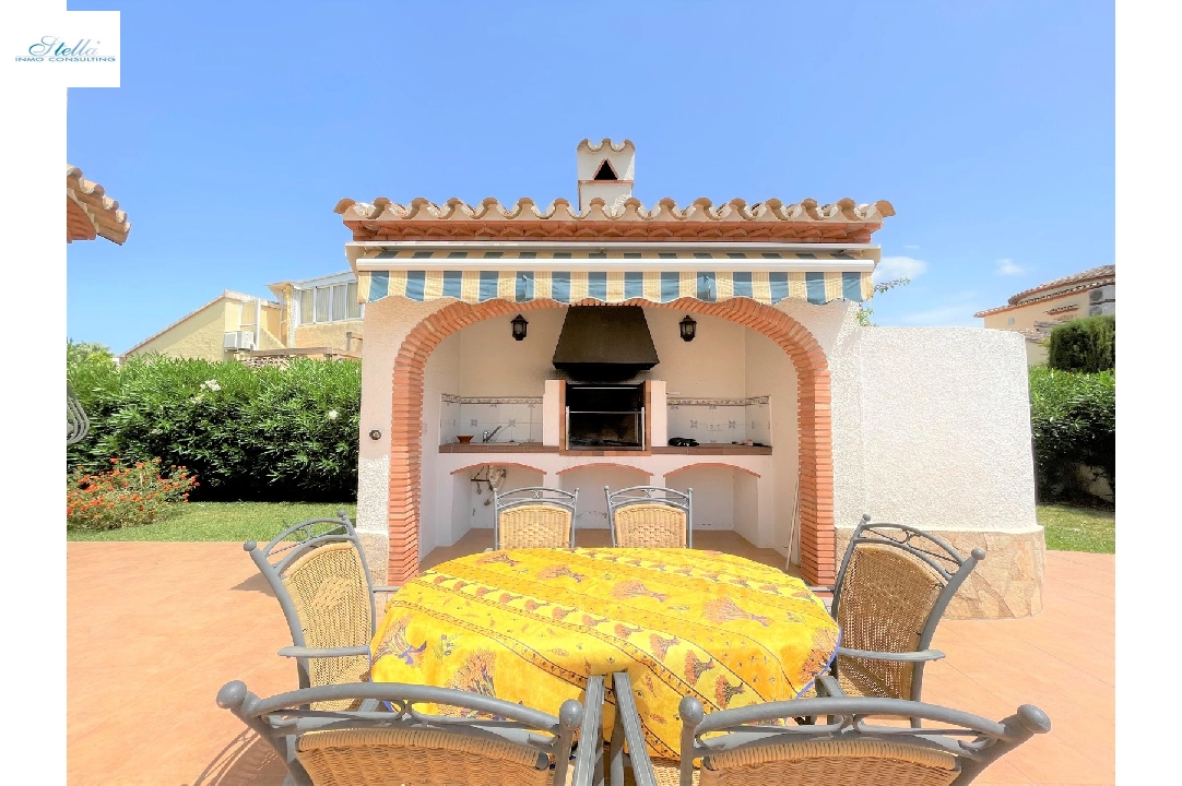 villa in Els Poblets(Barranquets) for holiday rental, built area 130 m², year built 2000, condition modernized, + central heating, air-condition, plot area 580 m², 3 bedroom, 2 bathroom, swimming-pool, ref.: T-0819-4