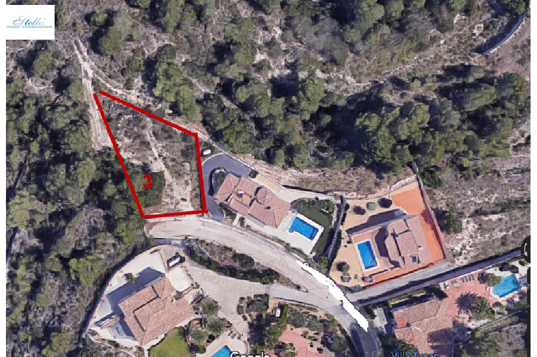 residential ground in Moraira(Benimeit) for sale, plot area 1280 m², ref.: BP-3067MOR-7
