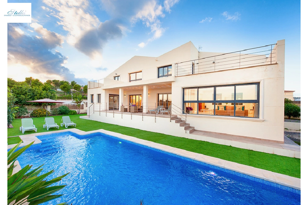 villa in Moraira for sale, built area 500 m², air-condition, plot area 800 m², 4 bedroom, 3 bathroom, swimming-pool, ref.: CA-H-1289-AMB-1