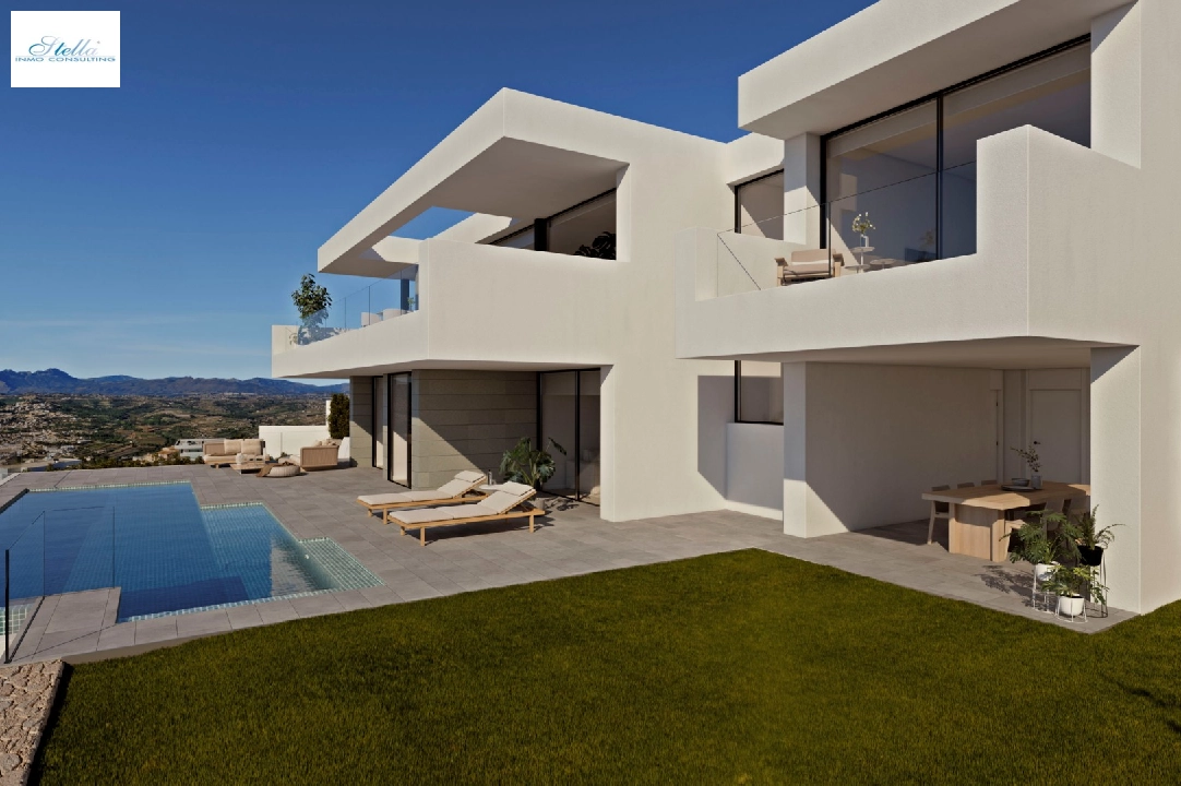 villa in Cumbre del Sol(Residencial Plus Jazmines) for sale, built area 242 m², plot area 1158 m², 3 bedroom, 5 bathroom, swimming-pool, ref.: VA-AJ244-3
