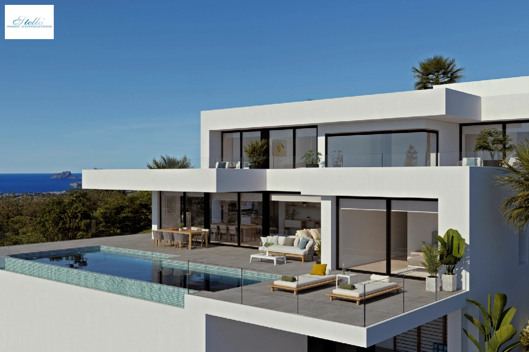 villa in Cumbre del Sol(Residencial Plus Jazmines) for sale, built area 277 m², plot area 1087 m², 4 bedroom, 5 bathroom, swimming-pool, ref.: VA-AJ021-2