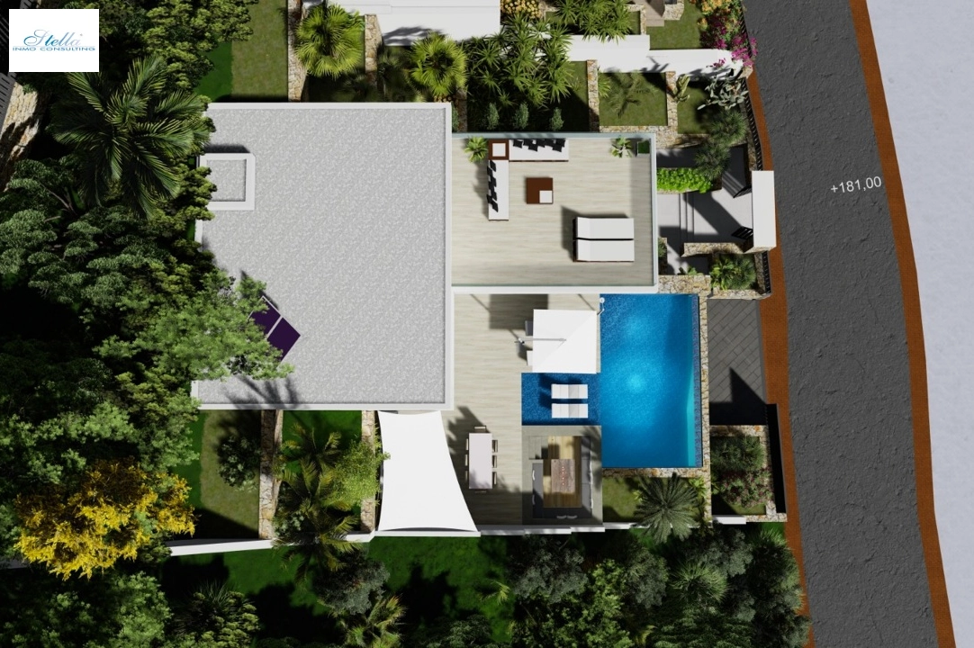 villa in Calpe(Maryvilla) for sale, built area 440 m², air-condition, plot area 637 m², 4 bedroom, 6 bathroom, ref.: BP-3230CAL-8