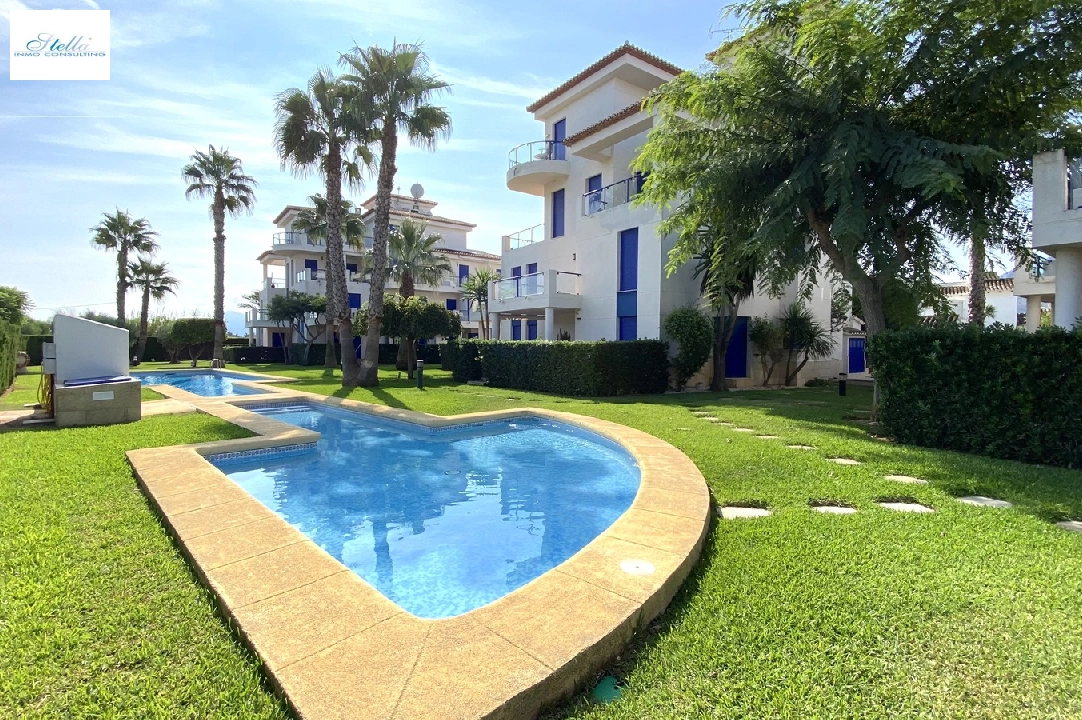 penthouse apartment in Denia(Deveses) for sale, built area 84 m², year built 2003, condition neat, + stove, air-condition, 2 bedroom, 2 bathroom, swimming-pool, ref.: AS-2320-1