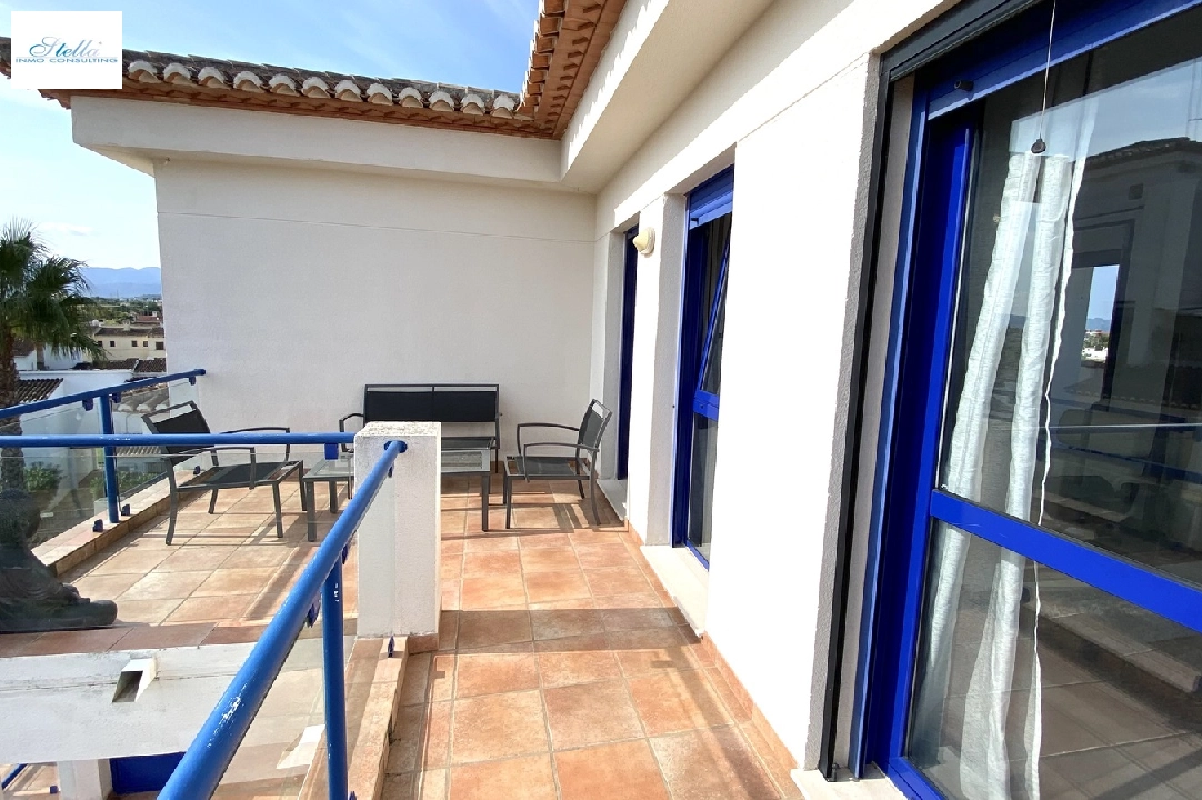 penthouse apartment in Denia(Deveses) for sale, built area 84 m², year built 2003, condition neat, + stove, air-condition, 2 bedroom, 2 bathroom, swimming-pool, ref.: AS-2320-17