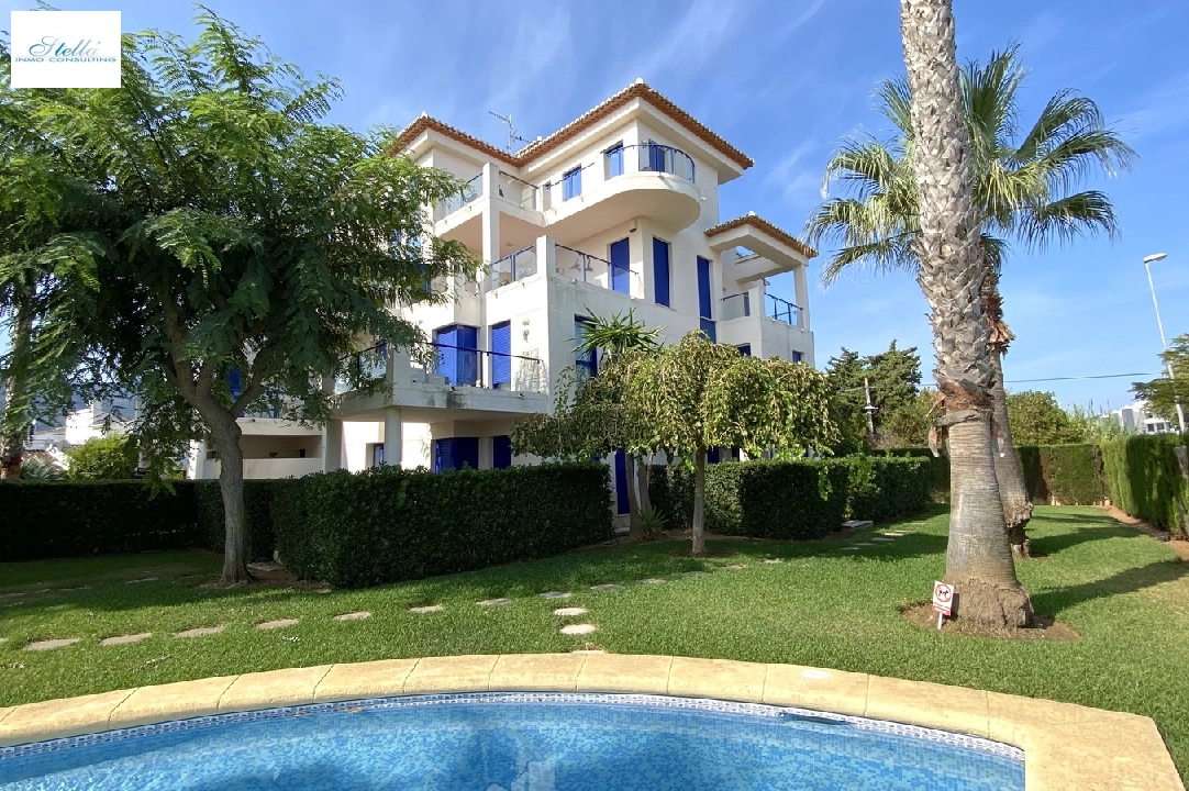 penthouse apartment in Denia(Deveses) for sale, built area 84 m², year built 2003, condition neat, + stove, air-condition, 2 bedroom, 2 bathroom, swimming-pool, ref.: AS-2320-4