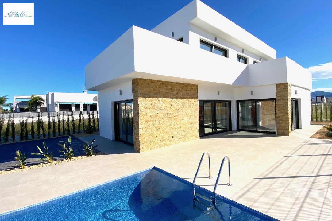 villa in El Vergel for sale, built area 149 m², year built 2020, condition first owner, + underfloor heating, air-condition, plot area 400 m², 3 bedroom, 3 bathroom, swimming-pool, ref.: GC-2320-N-24