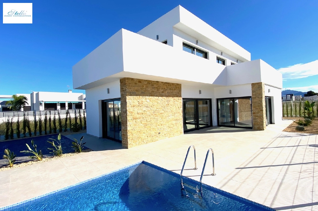villa in El Vergel for sale, built area 149 m², year built 2020, condition first owner, + underfloor heating, air-condition, plot area 400 m², 3 bedroom, 3 bathroom, swimming-pool, ref.: GC-2320-N-25