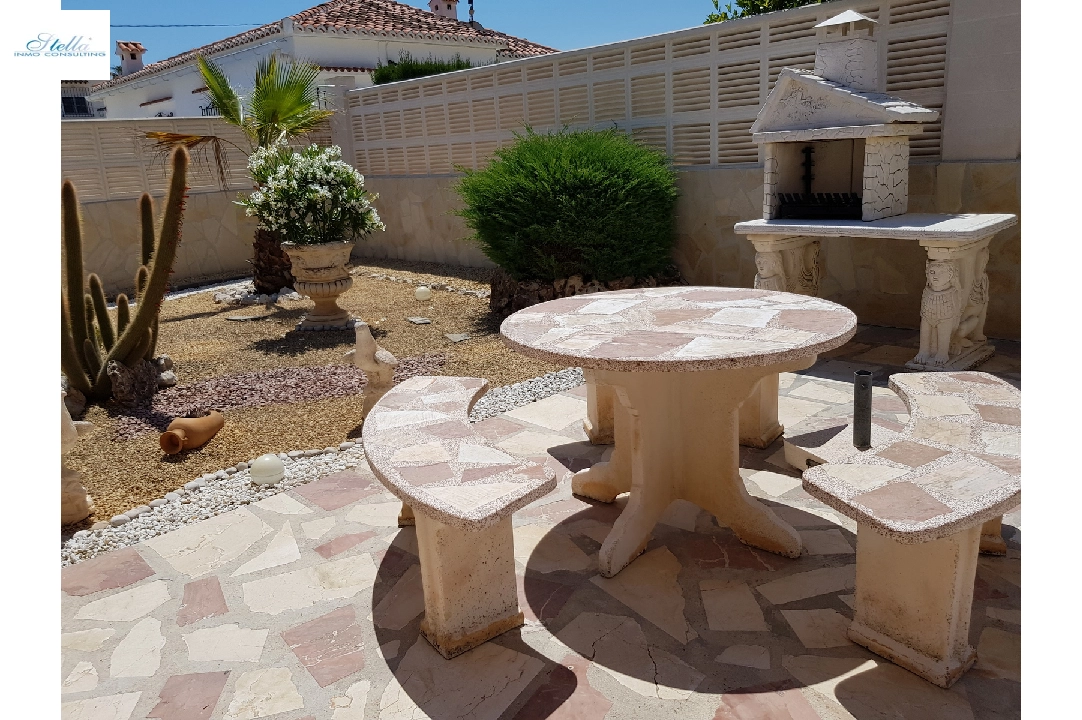 summer house in Els Poblets for holiday rental, built area 156 m², year built 1999, + central heating, air-condition, plot area 460 m², 3 bedroom, 2 bathroom, ref.: V-0220-5