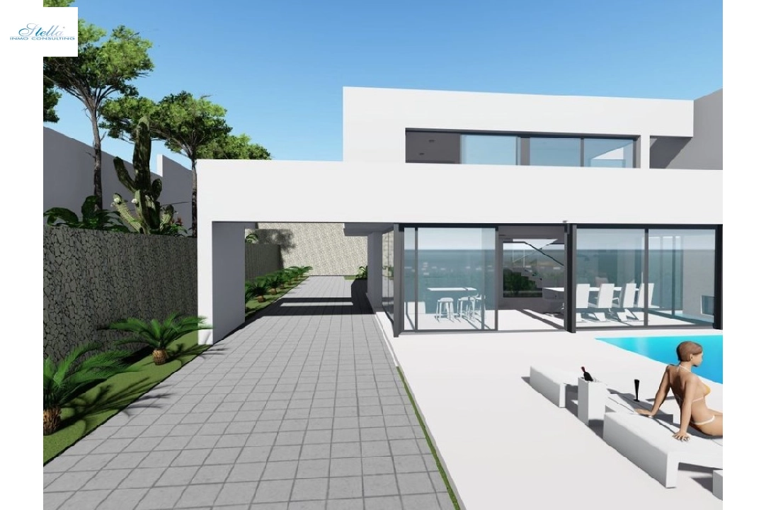 villa in Calpe(Canuta Baja) for sale, built area 369 m², air-condition, plot area 1252 m², 4 bedroom, 3 bathroom, ref.: BP-6029CAL-3