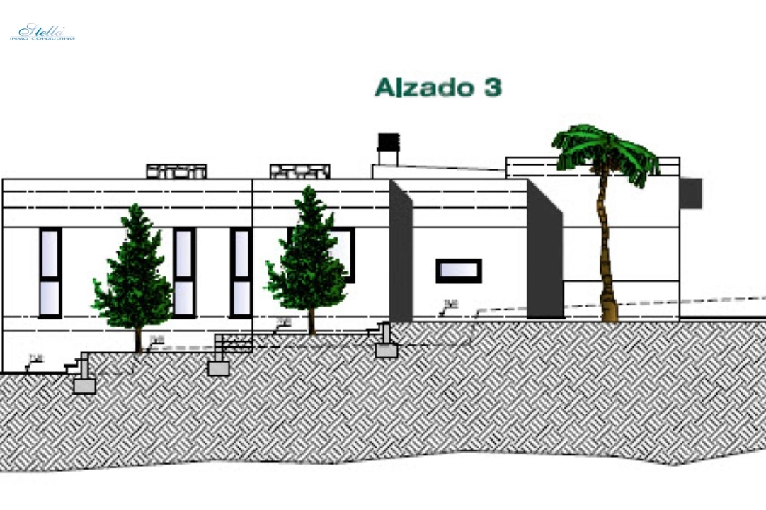 villa in Benissa(Fanadix) for sale, built area 285 m², air-condition, plot area 800 m², 3 bedroom, 2 bathroom, ref.: BP-3378BEN-9