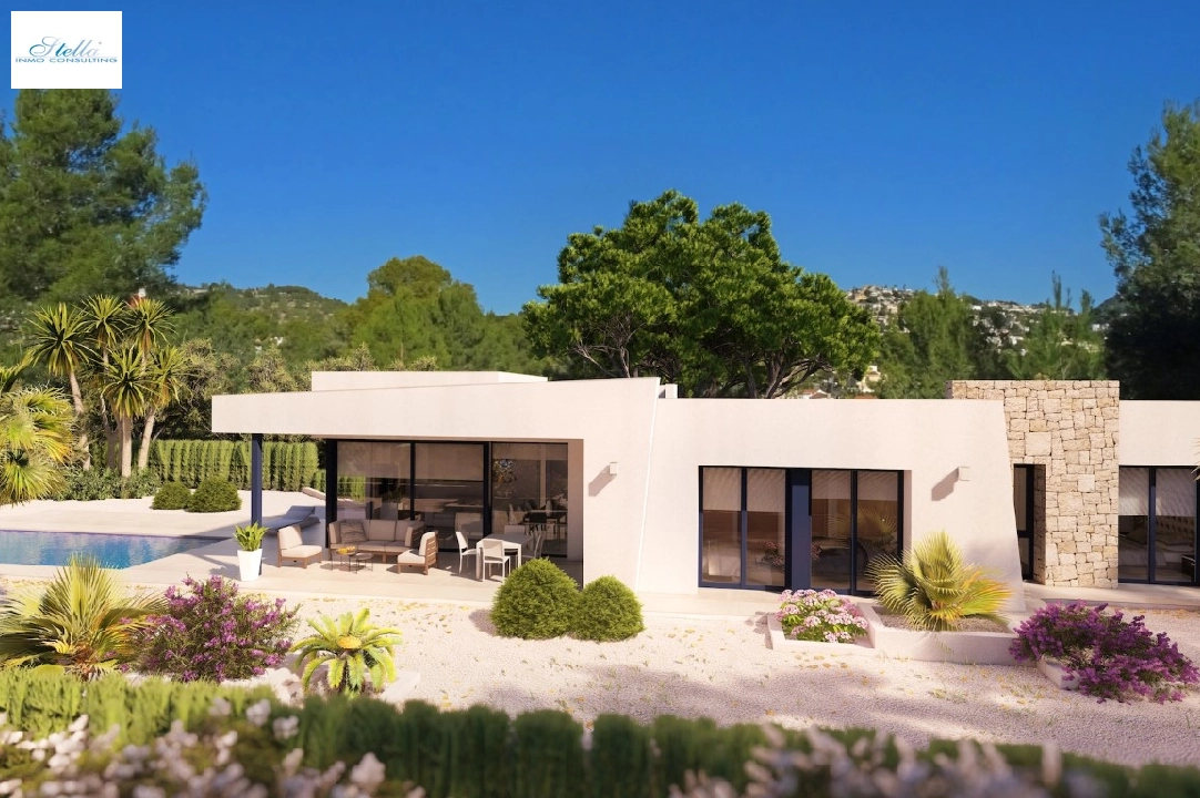 villa in Benissa(Fanadix) for sale, built area 301 m², air-condition, plot area 800 m², 3 bedroom, 2 bathroom, ref.: BP-3379BEN-1