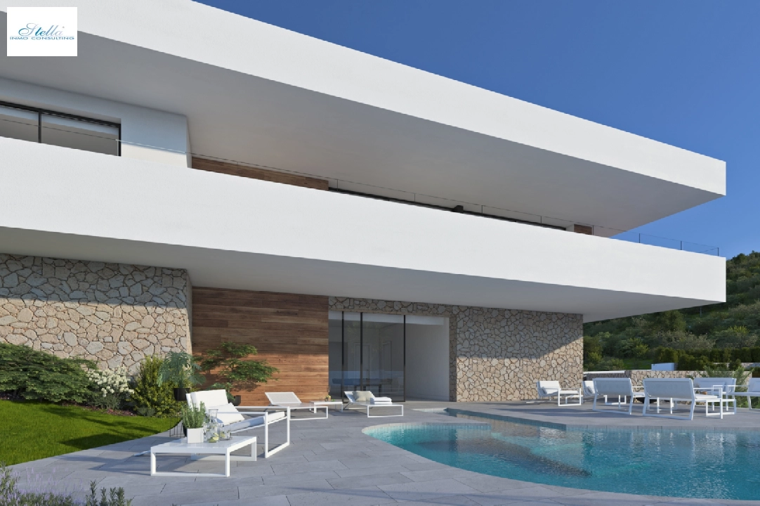 villa in Cumbre del Sol(Residencial Plus Jazmines) for sale, built area 183 m², plot area 963 m², 3 bedroom, 4 bathroom, swimming-pool, ref.: VA-AJ063-4