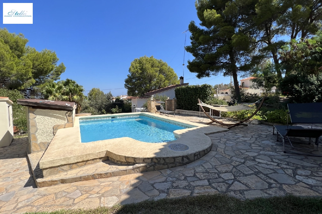 villa in Denia for holiday rental, built area 140 m², year built 1990, condition neat, + KLIMA, air-condition, plot area 800 m², 3 bedroom, 3 bathroom, swimming-pool, ref.: T-0423-15