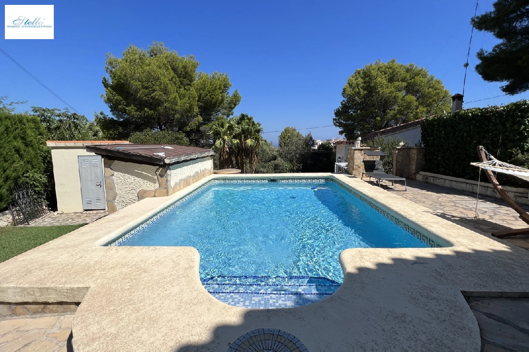 villa in Denia for holiday rental, built area 140 m², year built 1990, condition neat, + KLIMA, air-condition, plot area 800 m², 3 bedroom, 3 bathroom, swimming-pool, ref.: T-0423-2