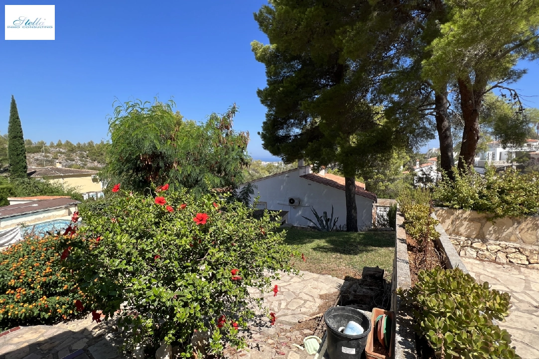 villa in Denia for holiday rental, built area 140 m², year built 1990, condition neat, + KLIMA, air-condition, plot area 800 m², 3 bedroom, 3 bathroom, swimming-pool, ref.: T-0423-22