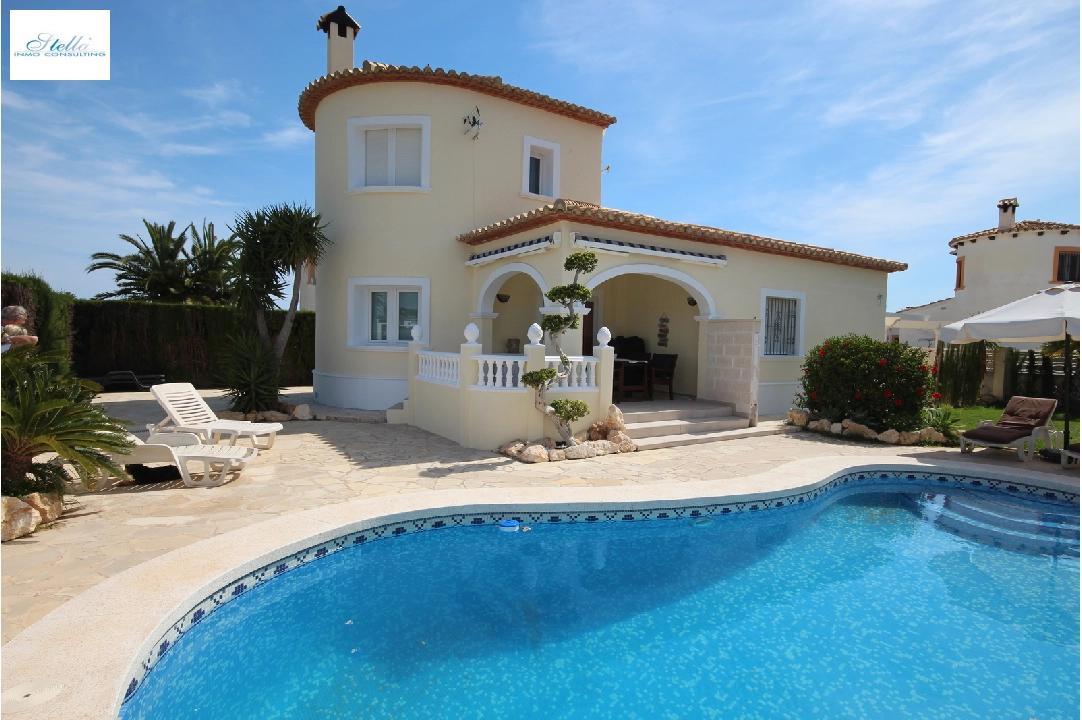 summer house in Els Poblets for holiday rental, built area 118 m², year built 2005, condition mint, + KLIMA, air-condition, plot area 450 m², 3 bedroom, 2 bathroom, swimming-pool, ref.: V-0121-1