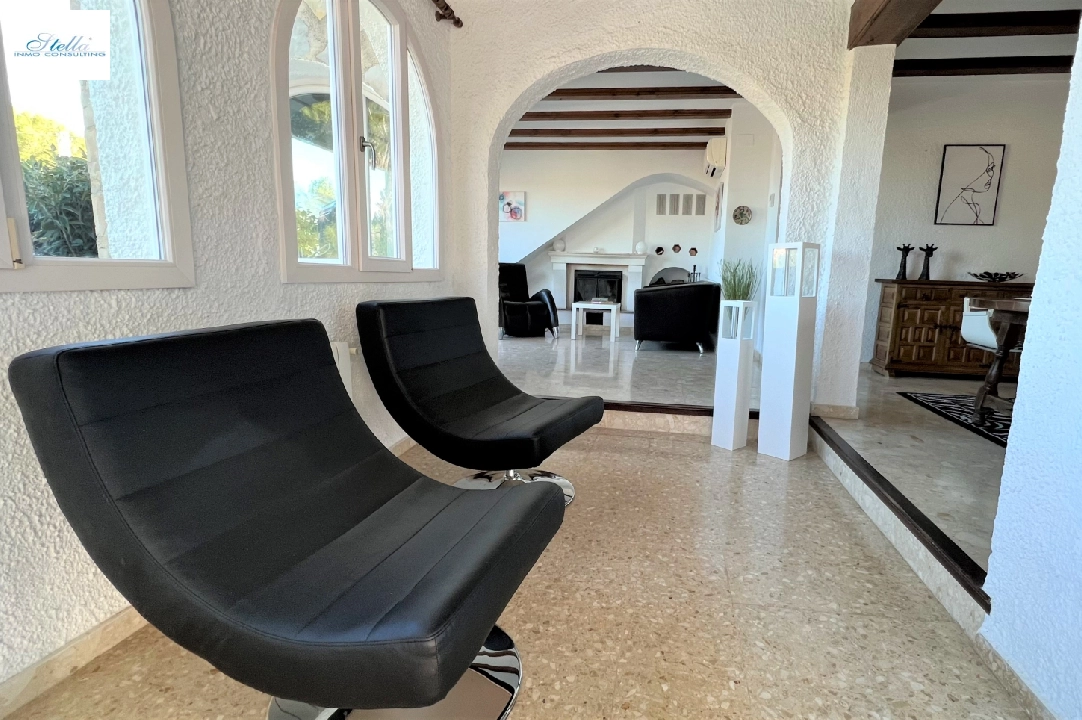 villa in Denia for holiday rental, built area 117 m², year built 1974, condition neat, + central heating, air-condition, plot area 680 m², 3 bedroom, 2 bathroom, swimming-pool, ref.: T-0615-5