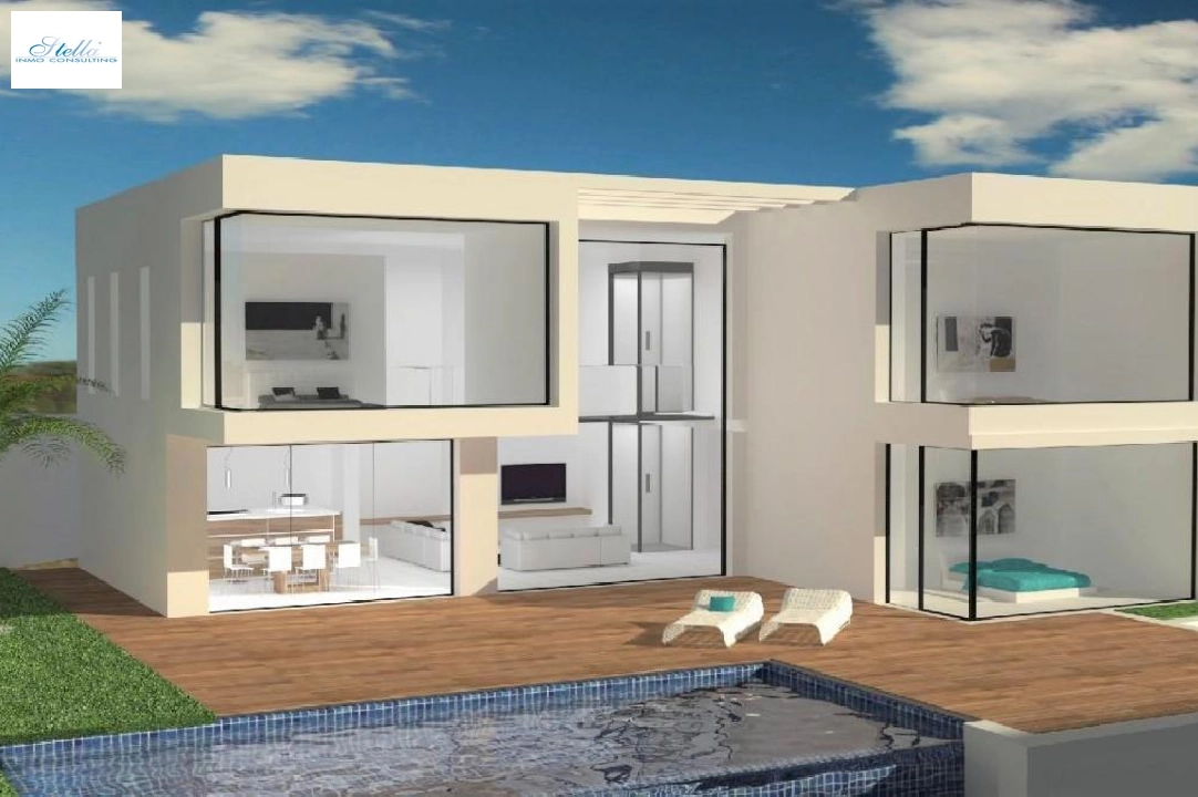 villa in Benissa for sale, built area 250 m², plot area 1056 m², 4 bedroom, 3 bathroom, swimming-pool, ref.: COB-3096-1