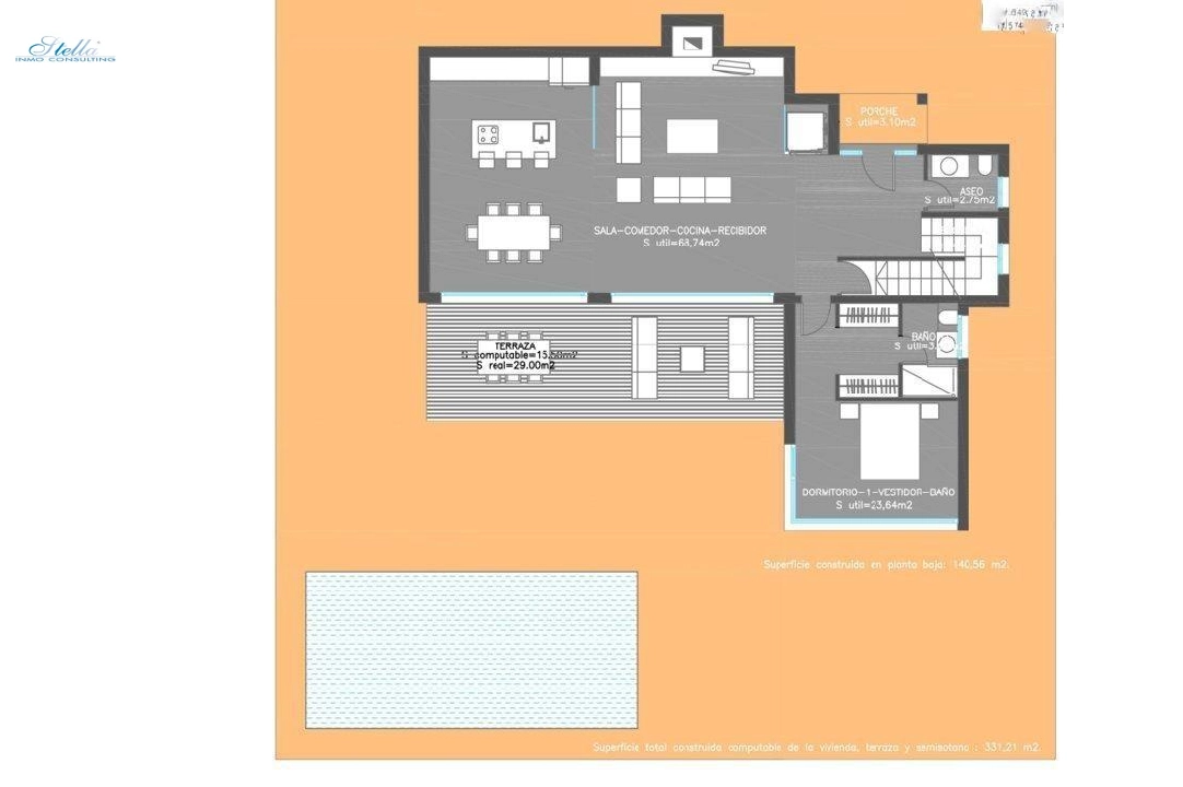 villa in Benissa for sale, built area 250 m², plot area 1056 m², 4 bedroom, 3 bathroom, swimming-pool, ref.: COB-3096-5