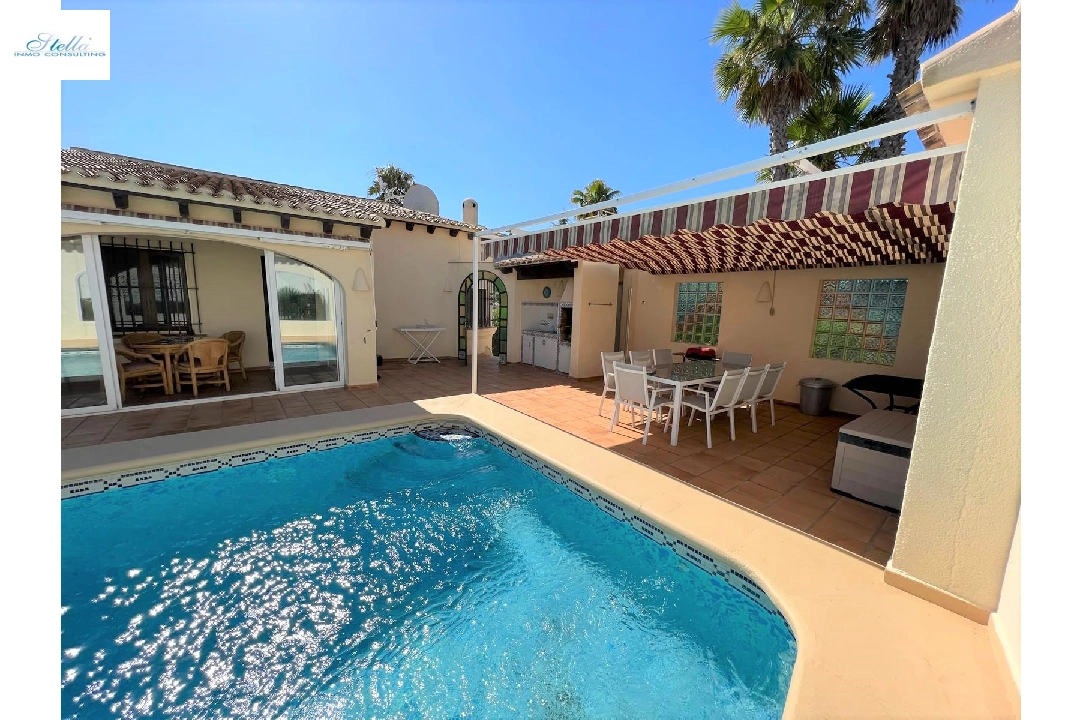 villa in Denia(Monte Pego) for holiday rental, built area 240 m², year built 1998, condition modernized, + underfloor heating, air-condition, plot area 980 m², 5 bedroom, 4 bathroom, swimming-pool, ref.: T-0121-3