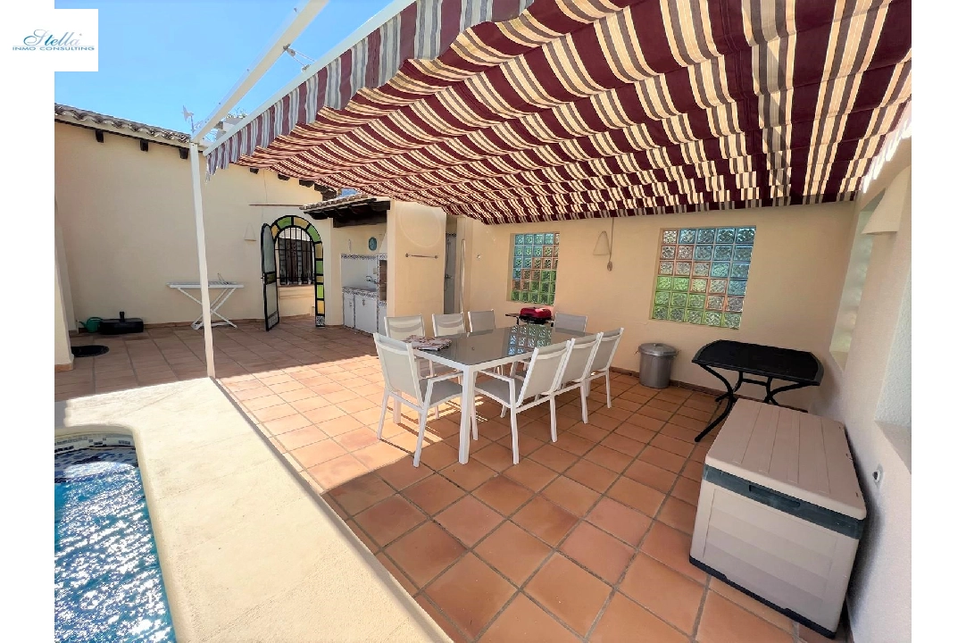 villa in Denia(Monte Pego) for holiday rental, built area 240 m², year built 1998, condition modernized, + underfloor heating, air-condition, plot area 980 m², 5 bedroom, 4 bathroom, swimming-pool, ref.: T-0121-4