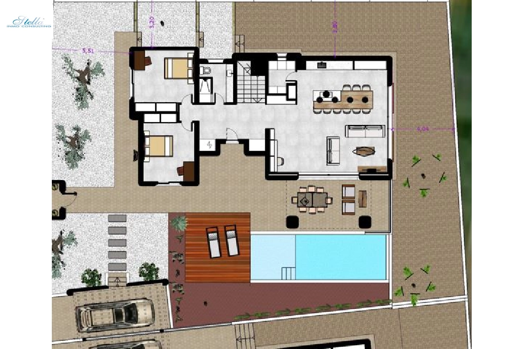 villa in Benidorm(La Nucia) for sale, built area 387 m², plot area 603 m², 3 bedroom, 2 bathroom, ref.: BP-3429NUC-32