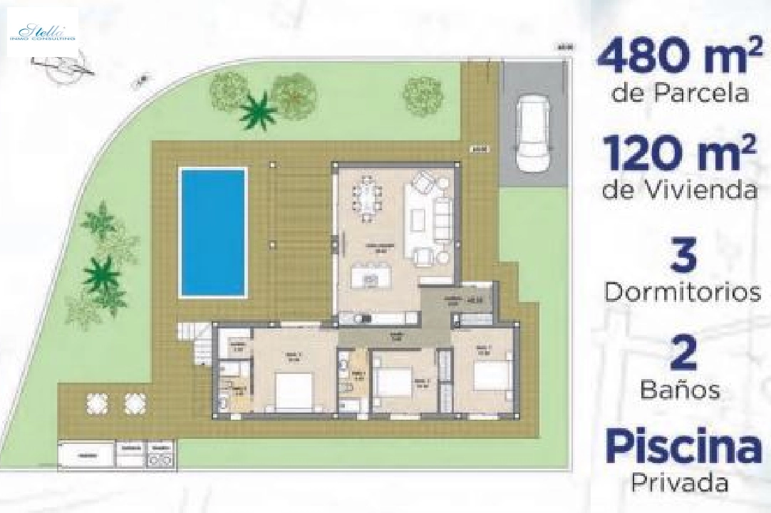 villa in Polop(Lomas del Sol) for sale, plot area 480 m², 3 bedroom, 2 bathroom, ref.: BP-3436POL-6