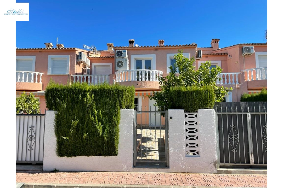 terraced house in Els Poblets(Barranquets) for holiday rental, built area 104 m², year built 1999, condition mint, + KLIMA, air-condition, plot area 150 m², 3 bedroom, 2 bathroom, swimming-pool, ref.: T-0621-15
