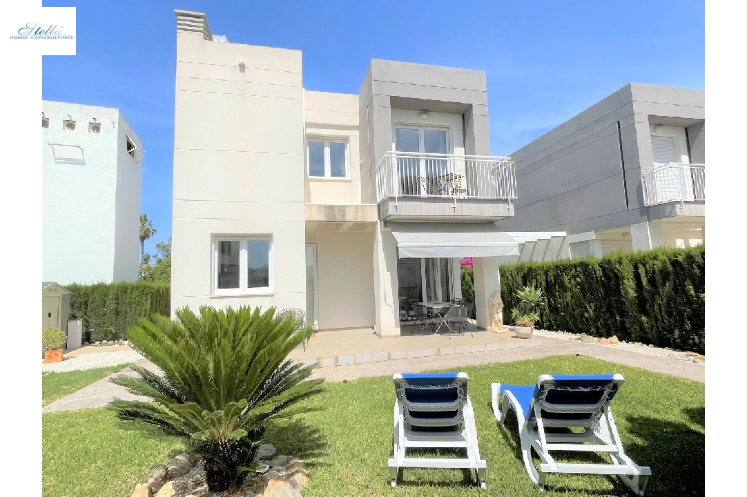 summer house in Els Poblets(Barranquets) for holiday rental, built area 102 m², year built 2018, condition modernized, + KLIMA, air-condition, plot area 337 m², 3 bedroom, 2 bathroom, swimming-pool, ref.: T-0721-2